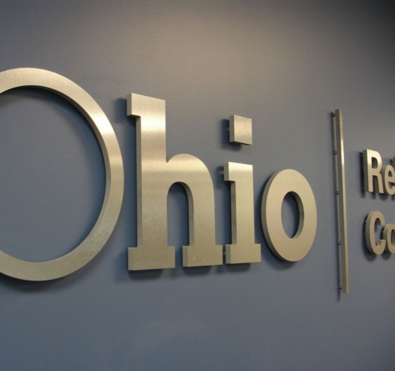 3D Metal Finish Fabricated  Letters